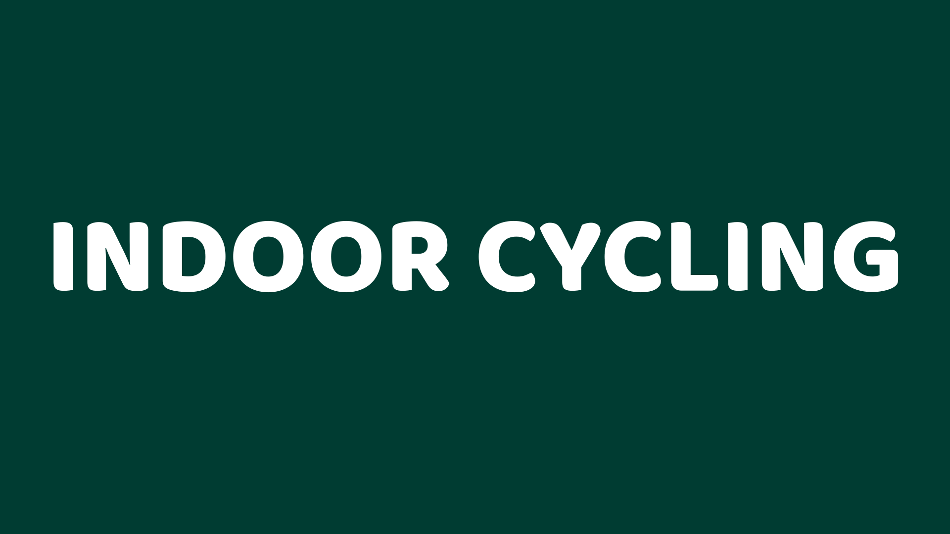 Indoor Cycling